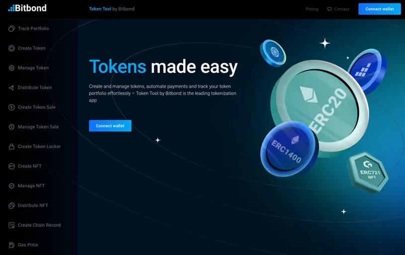 Token Tool by Bitbond – codeless token generation