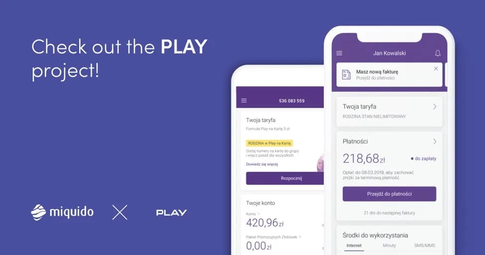 Elevating user experience: Miquido’s mobile-first solution for PLAY