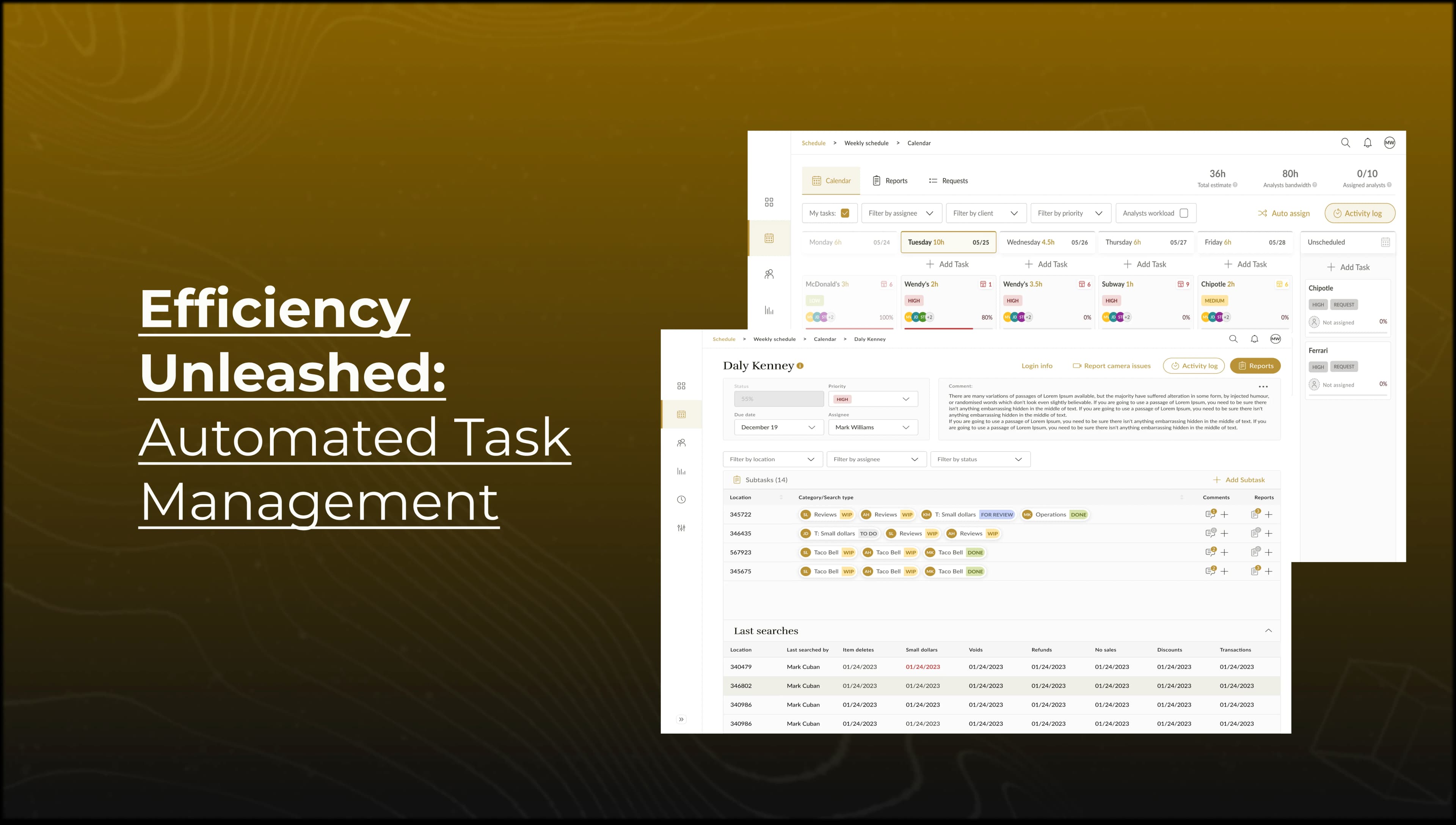 Loss prevention monitoring