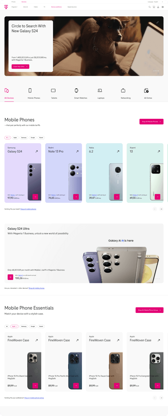Hrvatski Telekom's B2B Public Web: Empowering Business Clarity
