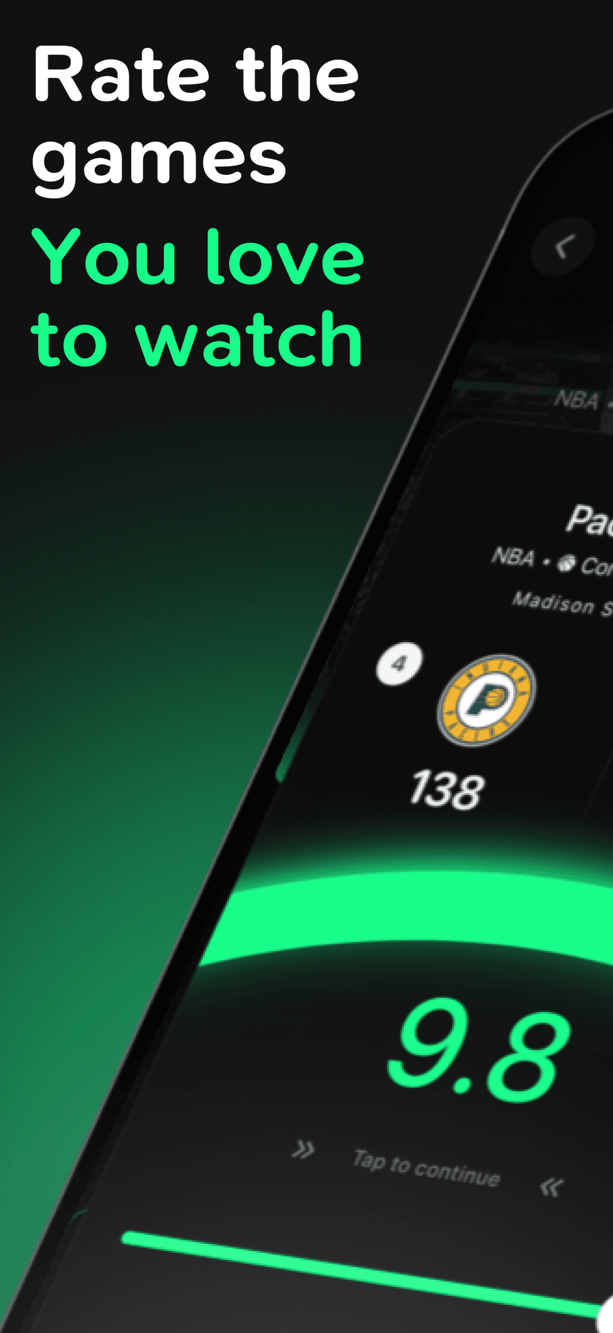 RateGame - Building the Letterboxd of Sports