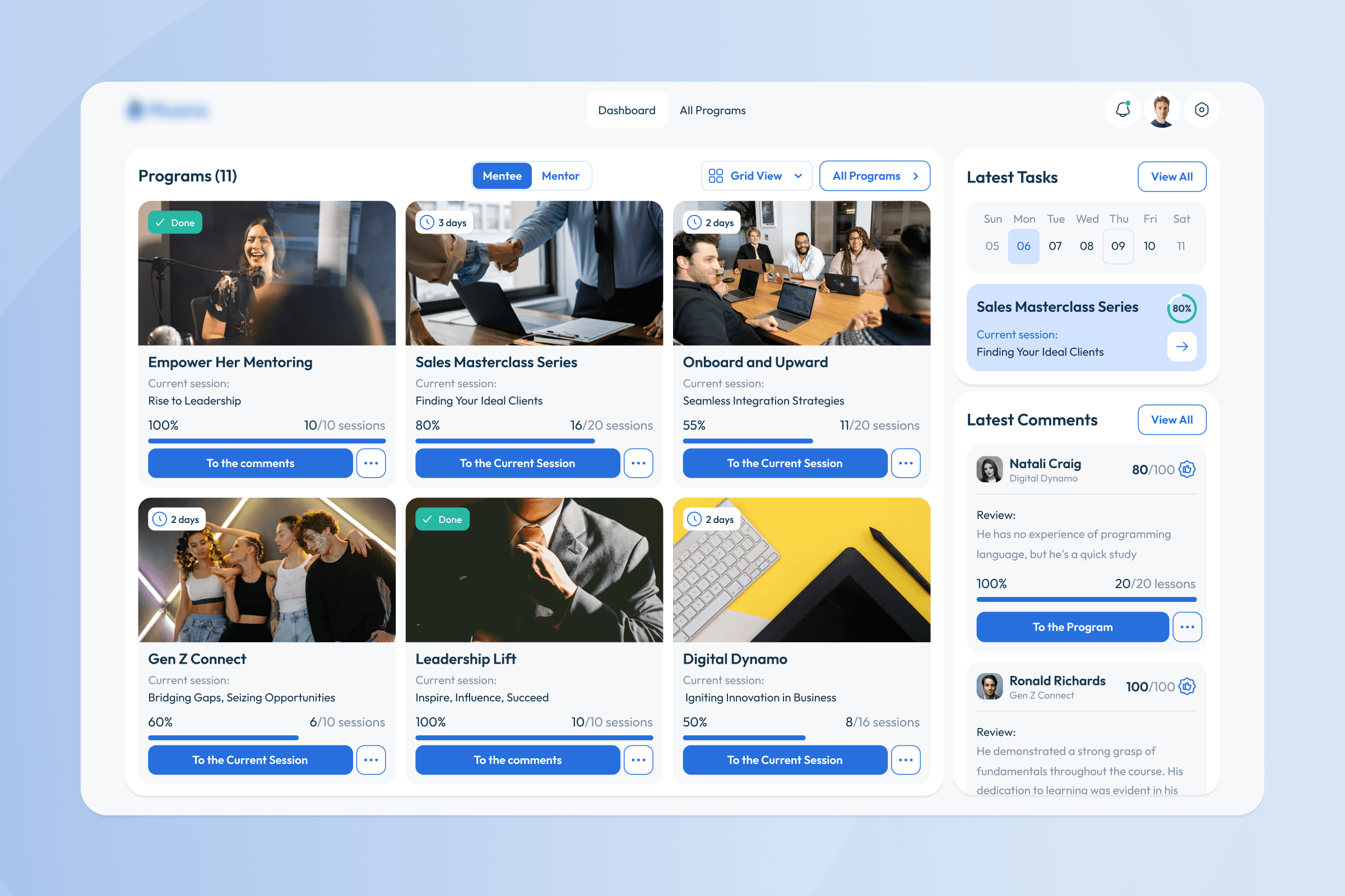 Web & Mobile App Development for an Employee Growth and Mentorship Platform