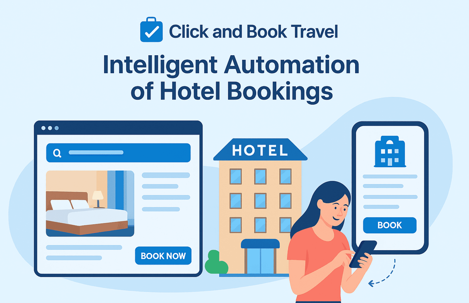 Click and Book Travel: Intelligent Automation of Hotel Bookings