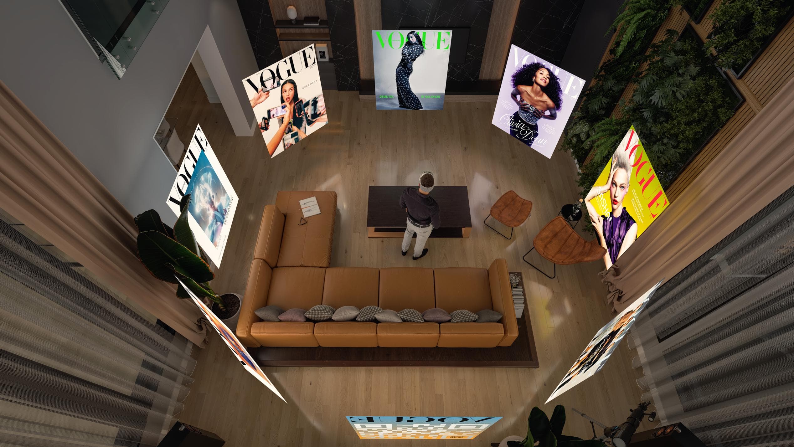 Reshaping Fashion: Vogue’s Spatial Gallery of Iconic Covers with 360° Charli XCX by Remarkable Nick Knight-Vogue