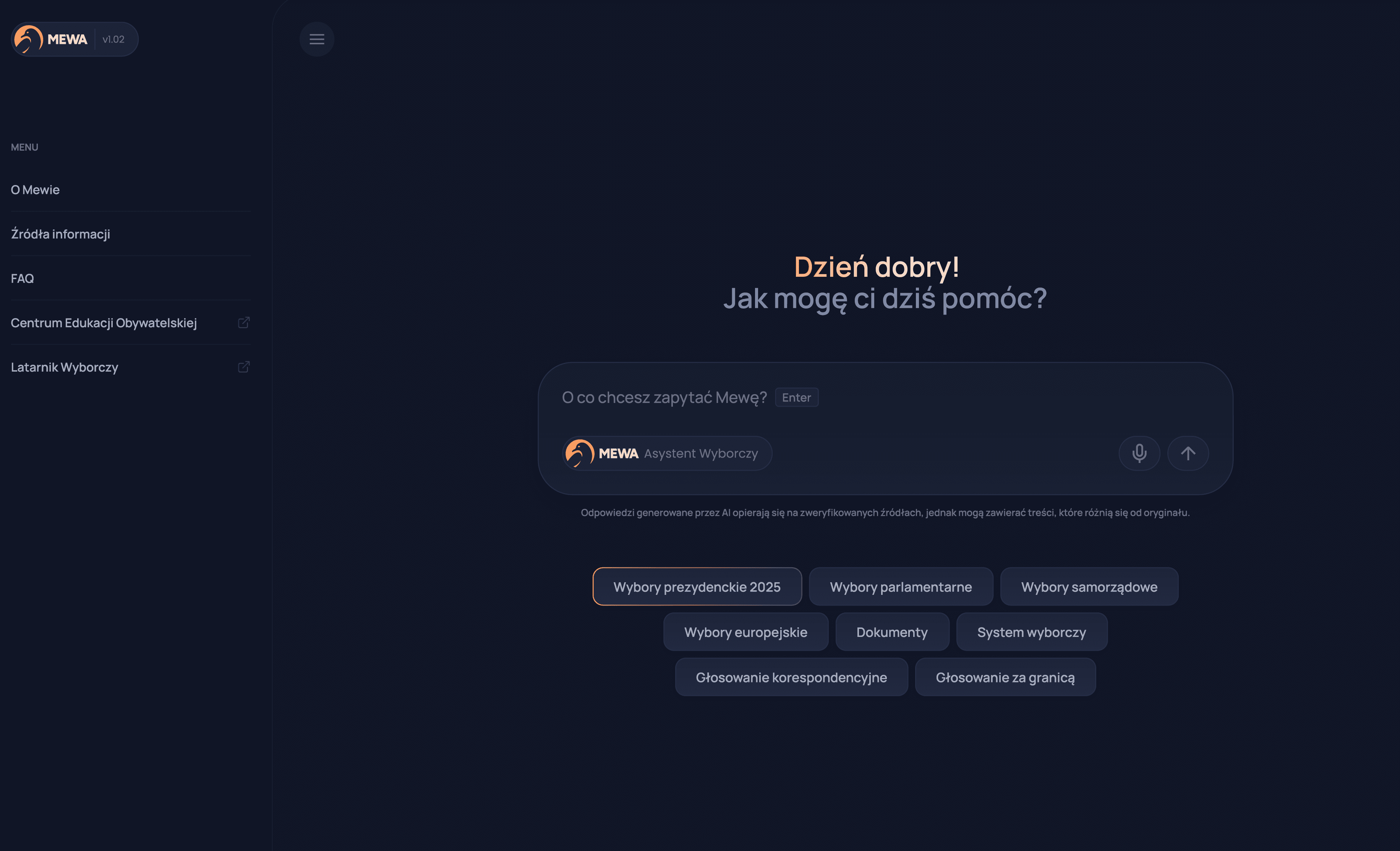 Delivering Verified Election Insights Through AI Chatbot: MEWA for Center for Civic Education