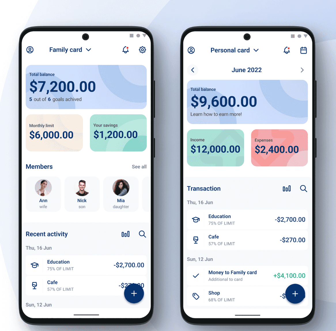 Family Finance Platform for Budget Allocation