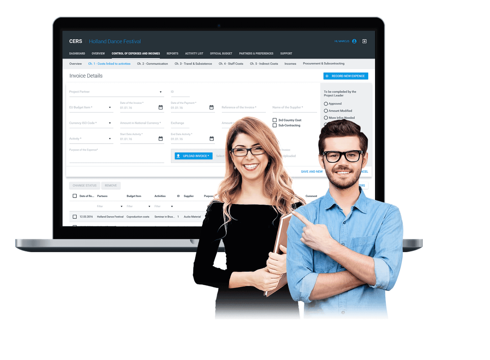 RoR-based SaaS solution for Financial Management of EU Projects