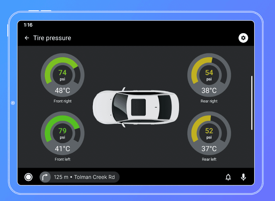Android Auto/Apple Car play dashboard