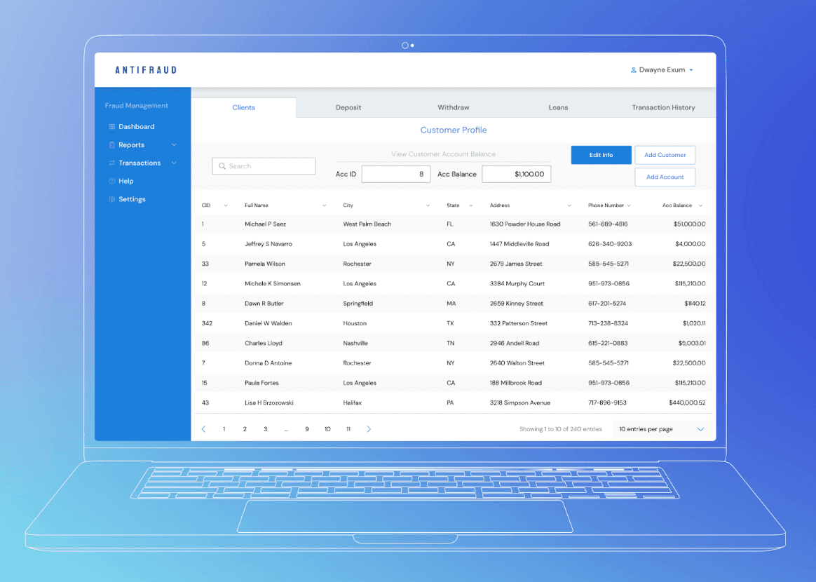 Fraud Detection in Banking Project