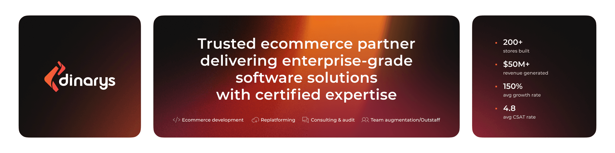 Dinarys GmbH banner