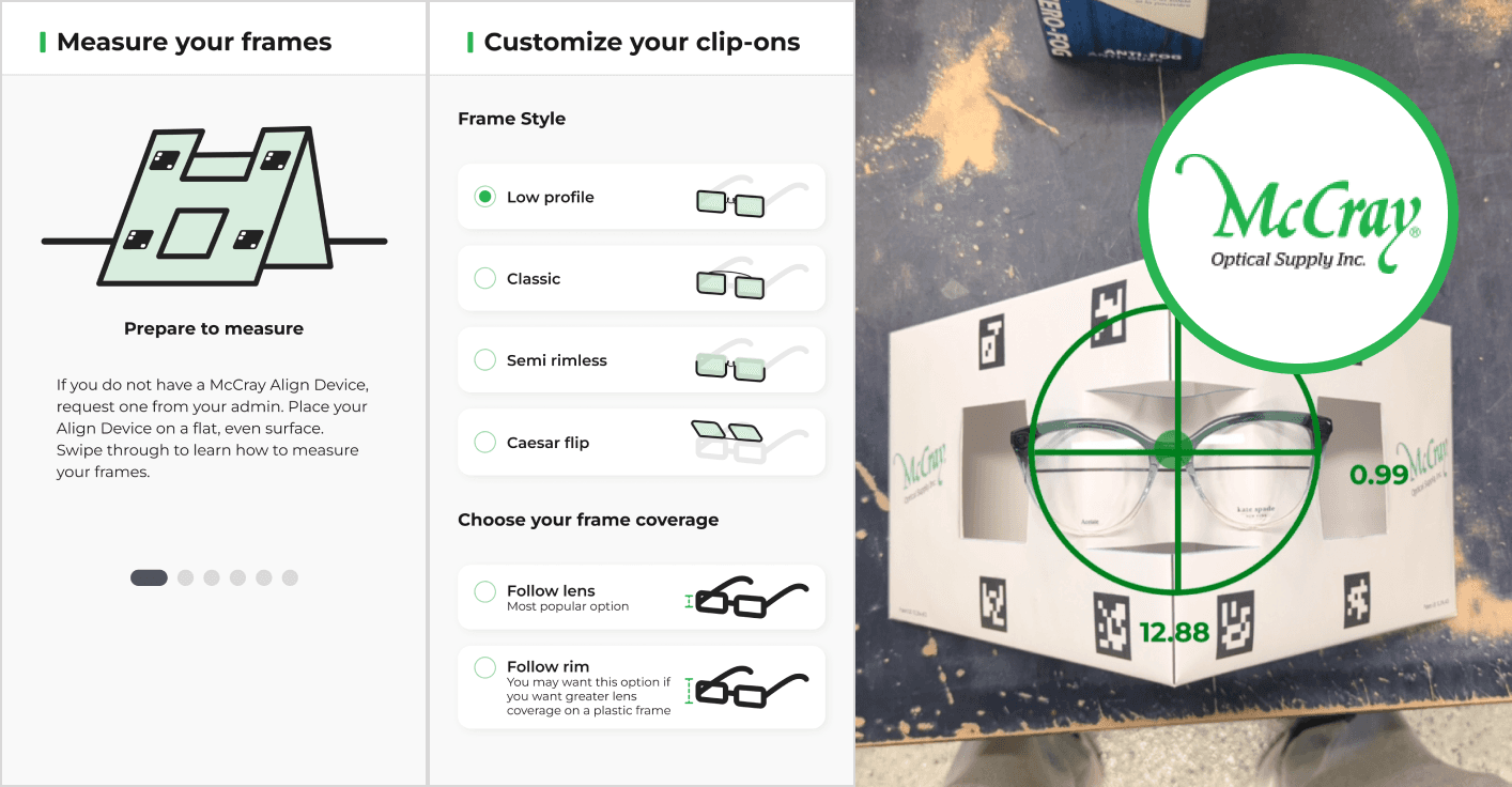 McCray Clip-on Lense Mobile App