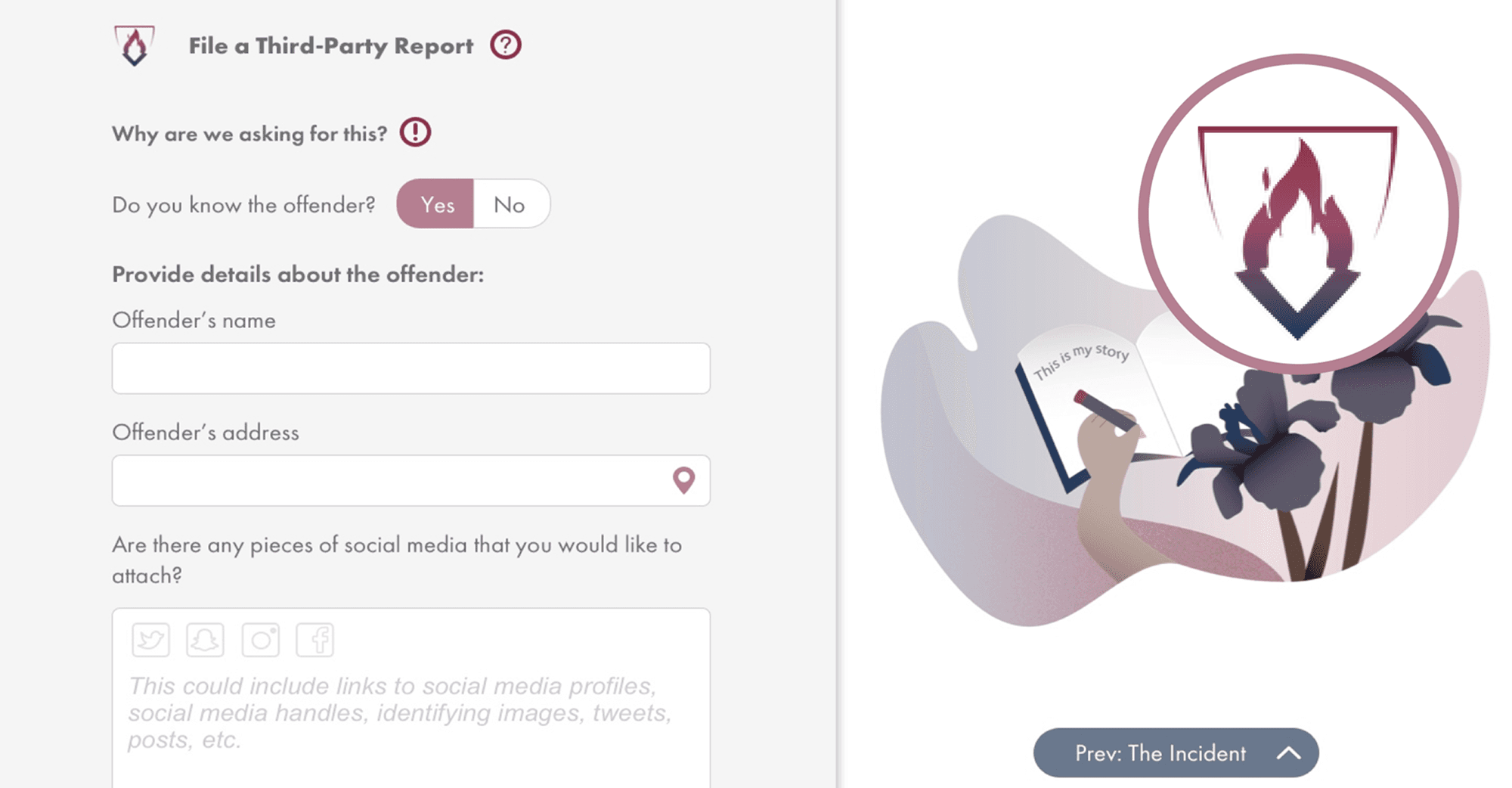 Vesta - Empowering Abuse Survivors Web Application
