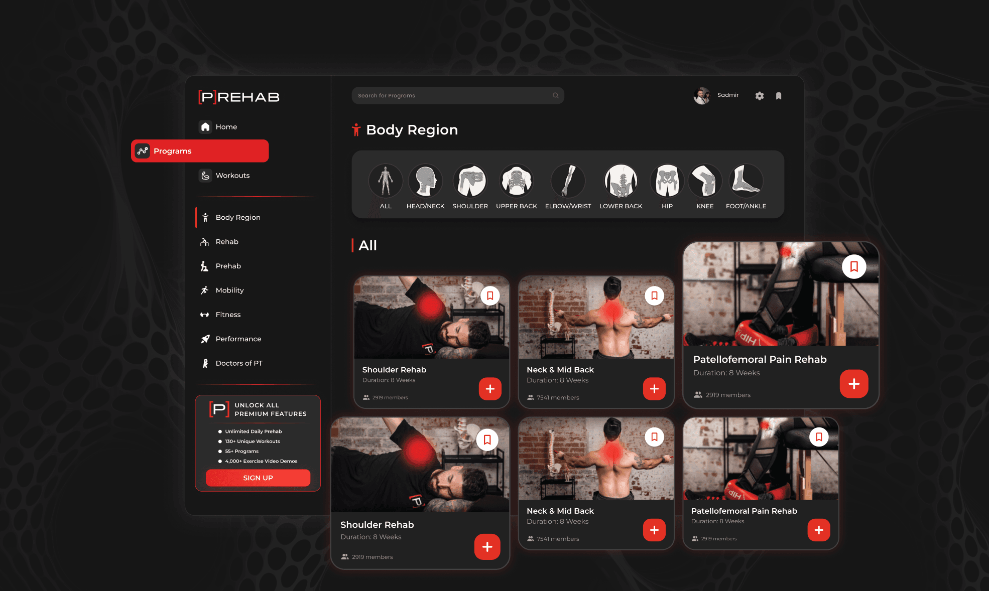 Physical Therapy Video Platform
