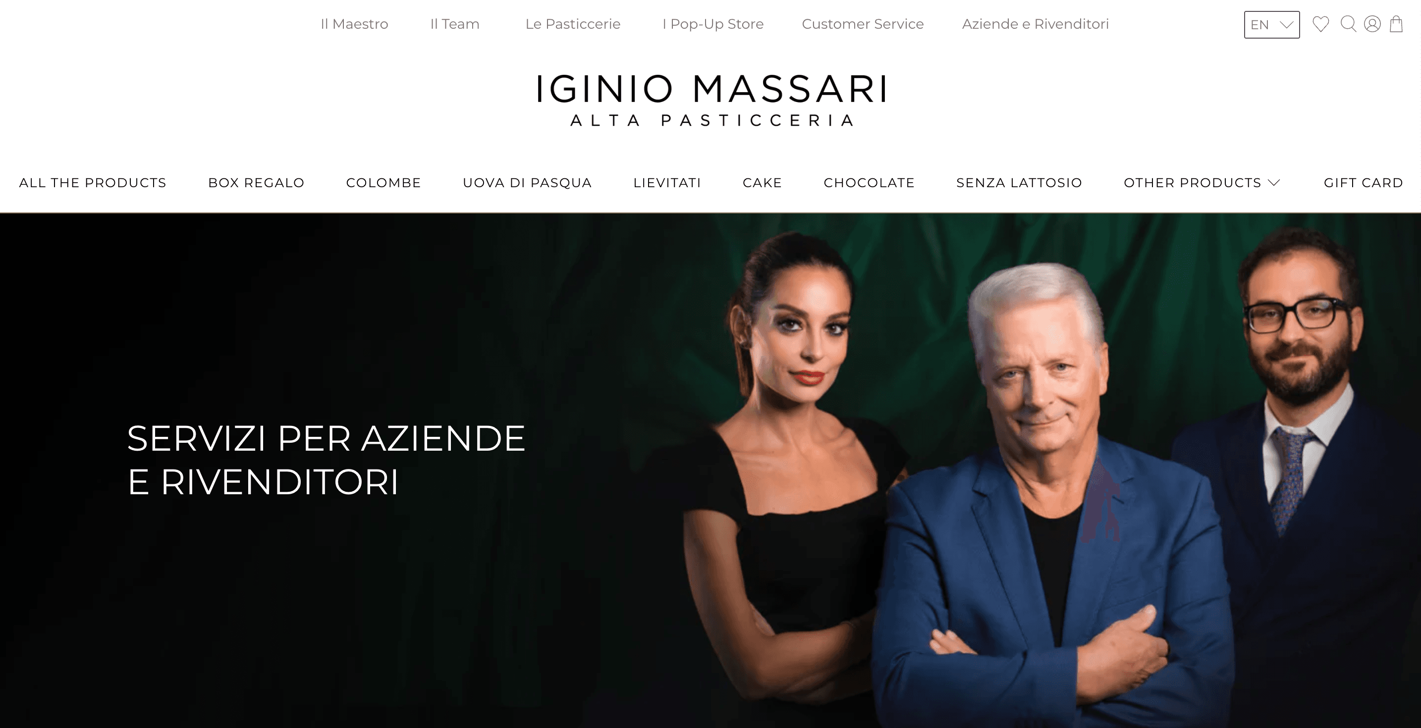 Iginio Massari - Online store with homemade Italian pastries with global delivery.