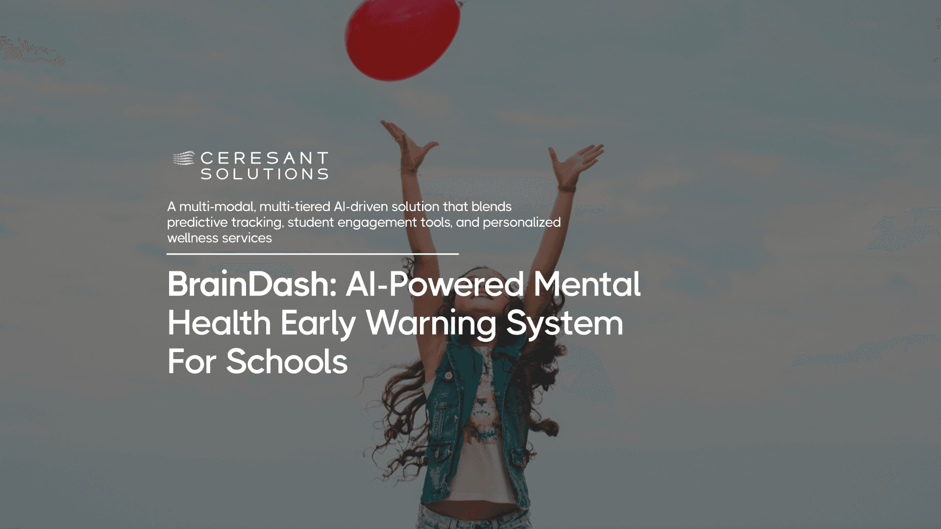 BrainDash: AI-Powered Mental Health Early Warning System for Schools