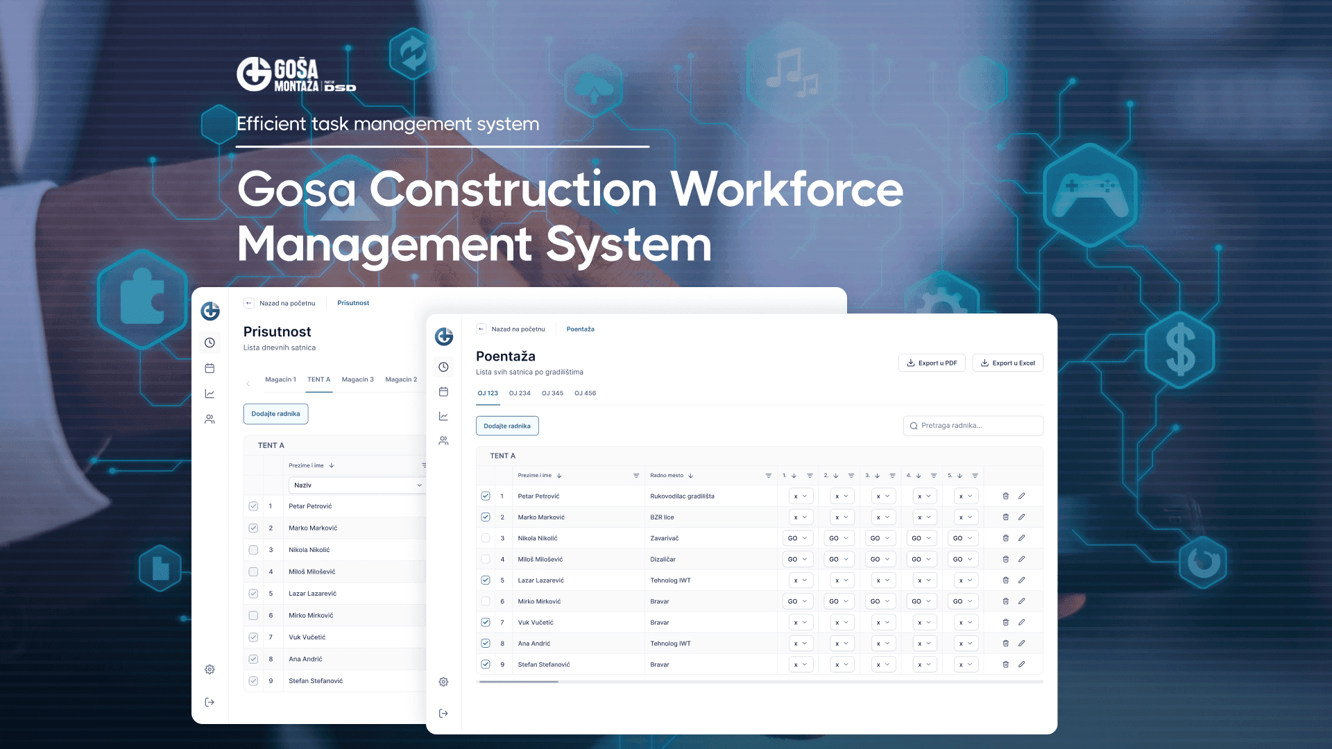 Gosa Construction Workforce Management System