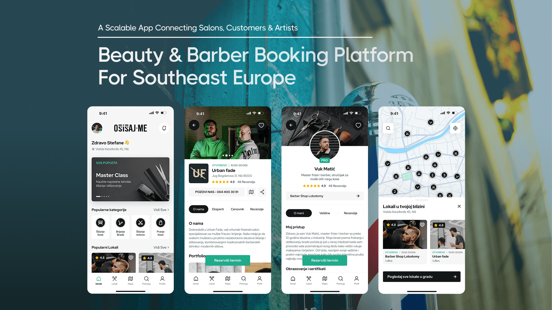 Scalable Beauty & Barber Booking Platform