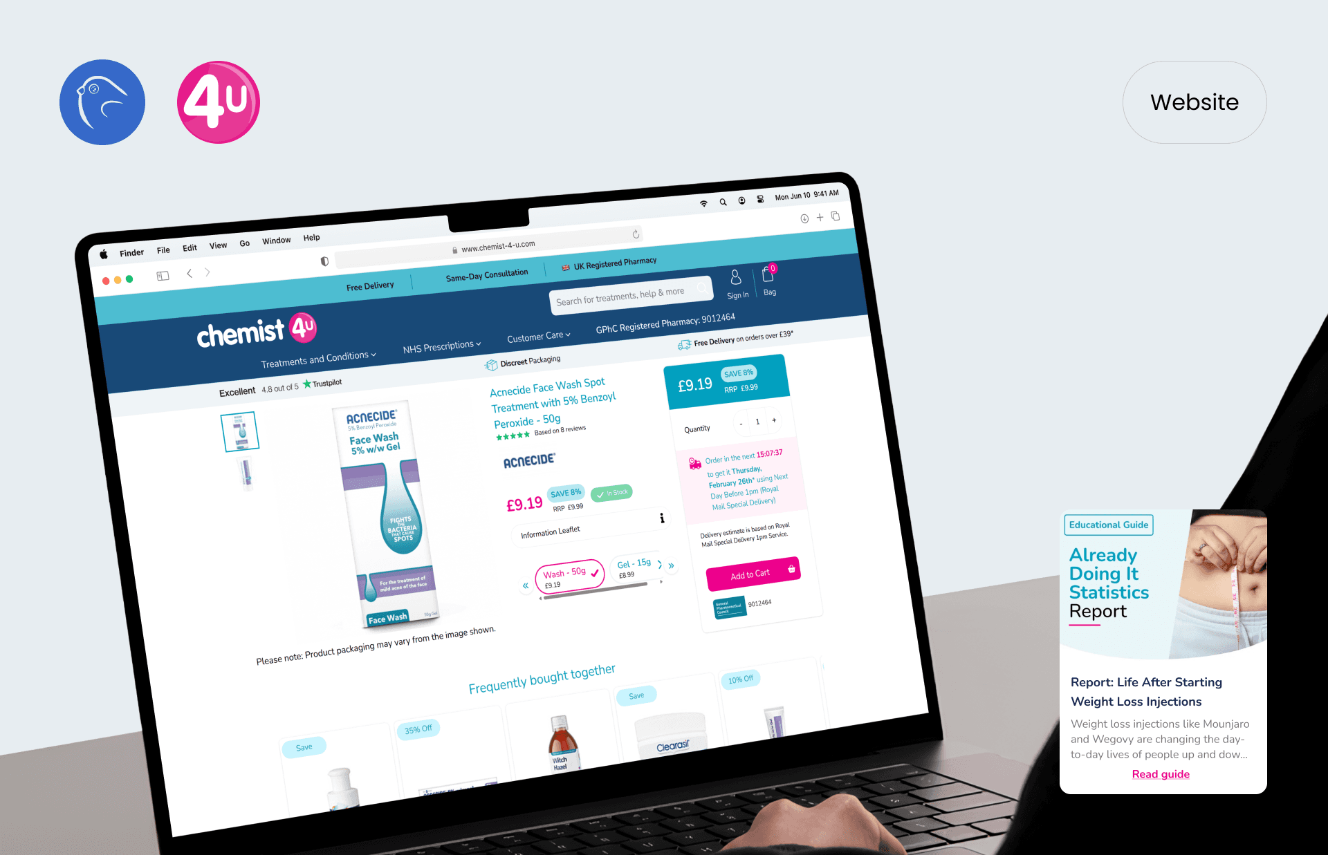 Pharmaceutical web portal