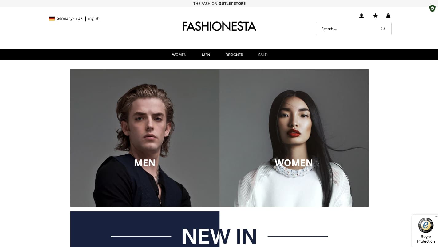 Fashionesta - Magento fashion store