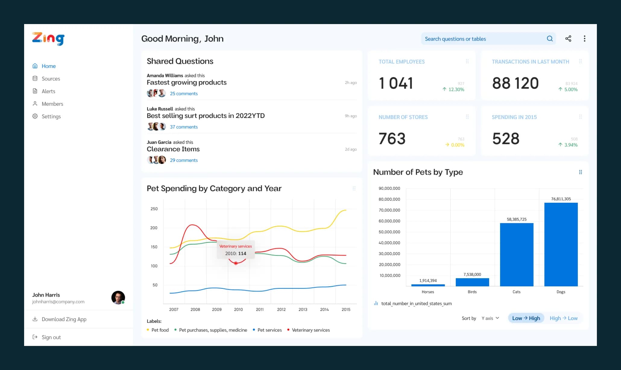 Branding Brilliance: Zing Data’s Visual and UX Transformation